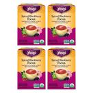 Pacote de 64 sacos orgânicos Yogi Tea Spiced Blackberry Focus