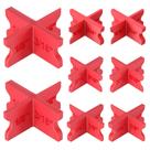 Pacote de 8 Deck Spacer Saillong com 4 espessuras de plástico de 1,6-6,4 mm