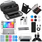 Pacote de acessórios Nintendo Switch OLED com estojo, carregador, etc