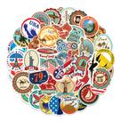Pacote de adesivos: 100 unidades, mapas de viagem, anime, vinil impermeável Pacote de adesivos: 100 unidades, mapas de viagem, anime, vinil impermeável