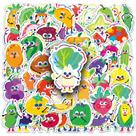 Pacote de adesivos: 50 peças fofas, estilo desenho animado de vegetais e frutas Pacote de adesivos: 50 peças fofas, estilo desenho animado de vegetais e frutas