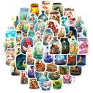 Pacote de adesivos All Things In The Bottle Anime 50 unidades Pacote de adesivos All Things In The Bottle Anime 50 unidades