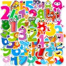 Pacote de adesivos Alphabet Number Symbol, 200 unidades de vinil impermeável