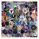 Pacote de adesivos Anime Divination Star Constellation Tarot x100
