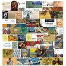Pacote de adesivos Art Exhibition, 50 unidades de ingresso de museu vintage
