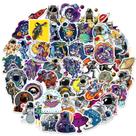 Pacote de adesivos Astronaut Cartoon Space Explorer Rocke x50 Pacote de adesivos Astronaut Cartoon Space Explorer Rocke x50