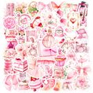 Pacote de adesivos Barbie Pink Aesthetic, 50 peças de decalque de vinil