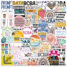 Pacote de adesivos BCBA Behavior Analyst 50 unidades à prova d'água