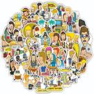 Pacote de adesivos Beavis And Butt-heads And Butt-heads Anime Waterproof (50 unidades)