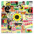 Pacote de adesivos Black Girl Magic, decalques de vinil, 50 unidades Waterpro
