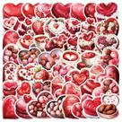 Pacote de adesivos: bolo de chocolate para namorados, 50 unidades Red Heart Des
