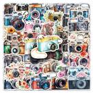 Pacote de adesivos: câmera retrô, fotografia vintage, vinil x50
