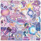Pacote de adesivos Candy Space, 50 peças de sobremesa fofa Alien Galaxy