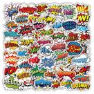 Pacote de adesivos Cartoon Comic Explosion Cloud 50 unidades Pacote de adesivos Cartoon Comic Explosion Cloud 50 unidades