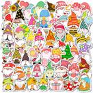 Pacote de adesivos Christmas Dreamy Cartoon Vinyl, 50 unidades