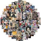 Pacote de adesivos, colagem de revistas de arte moderna, 50 unidades estéticas Pacote de adesivos, colagem de revistas de arte moderna, 50 unidades estéticas