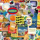 Pacote de adesivos Cools Cardelens Breads Ovos Frutas 60 unidades/lote