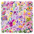 Pacote de adesivos Cute Flower, 50 unidades, impermeável e durável