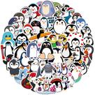 Pacote de adesivos Cute Penguins Anime, 50 peças de desenho animado decorativo