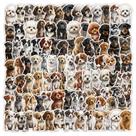 Pacote de adesivos Cute Puppy Cartoon Baby Dog 100 unidades Pacote de adesivos Cute Puppy Cartoon Baby Dog 100 unidades
