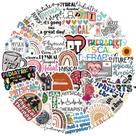 Pacote de adesivos de fisioterapia, vinil impermeável, 50 unidades Pacote de adesivos de fisioterapia, vinil impermeável, 50 unidades