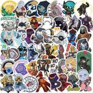 Pacote de adesivos Destiny's Anime, 50 unidades de adesivo de vinil impermeável