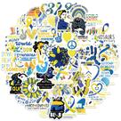 Pacote de adesivos Down Syndrome Anime Waterproof Vinyl 50 unidades