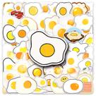 Pacote de adesivos Egg Design, 50 unidades de adesivos engraçados de desenhos animados