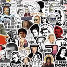 Pacote de adesivos Eu acho que você deveria deixar 50 unidades em vinil