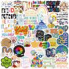 Pacote de adesivos Friendship, 50 unidades de vinil Best Friends, impermeável