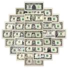 Pacote de adesivos Funny Dollar Bill Vintage Meme Style x28