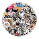 Pacote de adesivos Goat Anime, vinil impermeável, 50 unidades de 4-7 cm Pacote de adesivos Goat Anime, vinil impermeável, 50 unidades de 4-7 cm