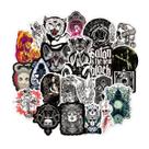 Pacote de adesivos Gothic Devil Black and White Punk Anime 50 unidades