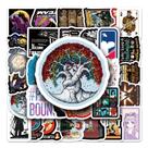 Pacote de adesivos Graffiti Cartoon Hip Hop Retro Anime 50 unidades