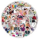 Pacote de adesivos Heartstoppers Anime 50 unidades decorativas de 4 a 8 cm