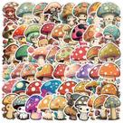 Pacote de adesivos INS Style Mushroom, 50 unidades de vinil impermeável