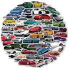 Pacote de adesivos JDM Car, 50 unidades Colorful Cartoon Vehicle Graf