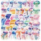 Pacote de adesivos Jellyfish, 50 unidades de vinil Aesthetic Ocean