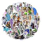 Pacote de adesivos JoJo's Bizarre Adventures Anime 50 unidades