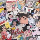 Pacote de adesivos Junk Journal Pop Style Anime 50 unidades