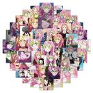 Pacote de adesivos Kanroji Mitsuris Anime, vinil impermeável, 63 unidades