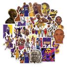 Pacote de adesivos Kobes Bryants, vinil impermeável, 50 unidades