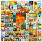 Pacote de adesivos Landscape Poster Style Anime Waterproof (100 unidades) Pacote de adesivos Landscape Poster Style Anime Waterproof (100 unidades)