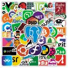 Pacote de adesivos: linguagem de programação de computador Anime Wat 100pcs Pacote de adesivos: linguagem de programação de computador Anime Wat 100pcs