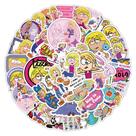 Pacote de adesivos Lizzies Mcguires Anime 50 unidades de 5-8 cm Pacote de adesivos Lizzies Mcguires Anime 50 unidades de 5-8 cm