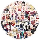 Pacote de adesivos Lycoris Recoils Anime Waterproof Vinil 50 unidades