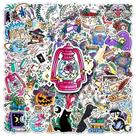 Pacote de adesivos Magic Doodle Cartoon Cute Witchcraft 50 unidades
