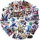 Pacote de adesivos Mobile Legends Anime 50 unidades de 3 a 8 cm à prova d'água