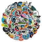 Pacote de adesivos Mountain Bike Adventure, 50 unidades de vinil impermeável