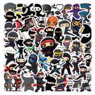 Pacote de adesivos Ninjas Anime, vinil impermeável, 60 unidades de 4-8 cm Pacote de adesivos Ninjas Anime, vinil impermeável, 60 unidades de 4-8 cm